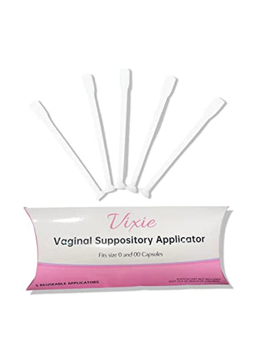 Vaginal Suppository Applicators for Women Disposable Fits Size 0 and 00 Capsules - Individually Wrapped