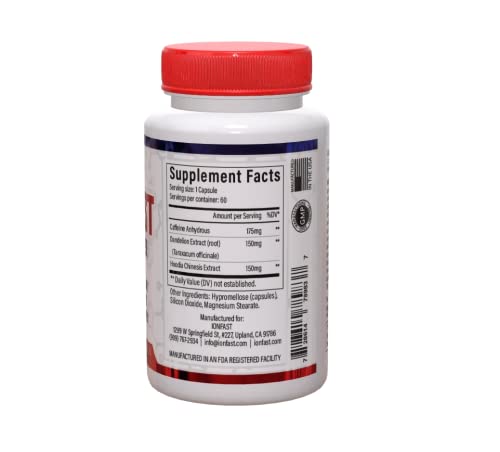 Ionfast Fat Burner for Weight Loss, Metabolism Increase, and Appetite Suppression