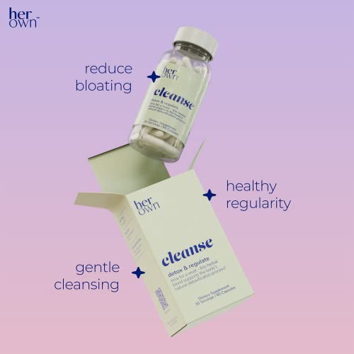 her own Cleanse, Gentle Detox, Supports Healthy Gut, Ocean Algae Cleanse, Prebiotic/Probiotic Blend her own