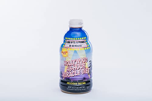Hollywood Miracle Diet 48-Hour Diet, Natural Drink-Fruit Blend-32 oz Hollywood Miracle Diet