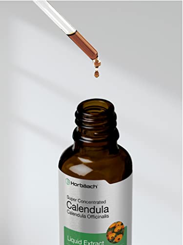 Calendula Extract Tincture | 2 fl oz | Vegetarian, Non-GMO, Gluten Free Liquid Supplement