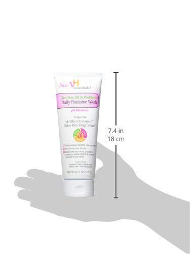 vH essentials Intimate Feminine Wash - pH Balanced with Tea Tree Oil, Cranberry, Prebiotics, Lavender vH essentials
