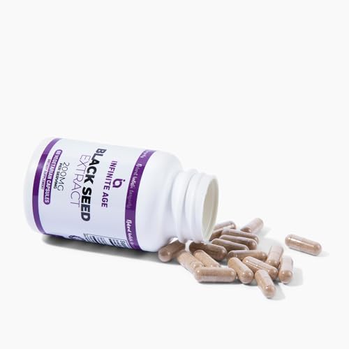 INFINITE AGE Dry Organic Black Seed Oil Extract Capsules - Nigella Sativa Seed Extract