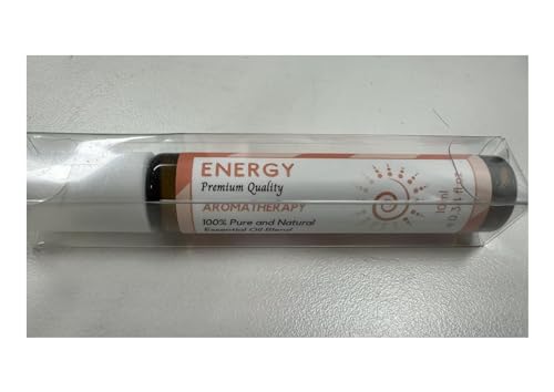 Benatu Energy Essential Oil Roll On Blend (with Clove, Lemon, Grapefruit Oil)- Travel Size Relaxing Roller 