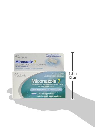 Miconazole 7 Day Vaginal Suppositories 100 mg - 7 ea