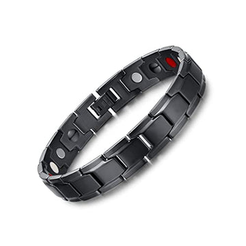 EMMORI Ultra Strength Magnetic Bracelet - 3,500 Gauss Per Magnet -Magnetic Bracelets
