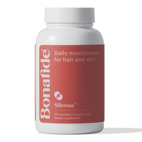 Bonafide Silvessa Hair & Skin Support Capsules – Hormone-Free, Drug-Free Daily Nourishment