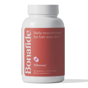 Bonafide Silvessa Hair & Skin Support Capsules – Hormone-Free, Drug-Free Daily Nourishment