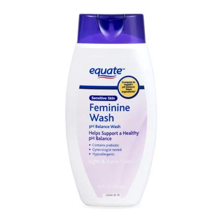 Equate Sensitive Skin Feminine pH Balance Wash, 12 Fl oz (Pack of 2) Msupps.com