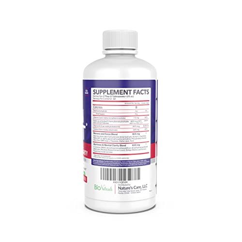 Bio Naturals Mental Boost Liquid Nootropic Supplement - Enhance Brain Performance Bio Naturals