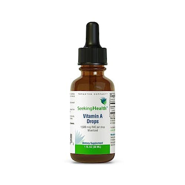 Seeking Health Vitamin A Drops, 1507 mcg of Liquid Vitamin A for Immune System and Prenatal Health