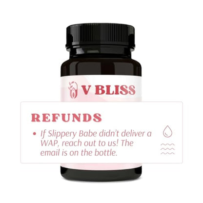 V Bliss Slippery Babe Vaginal Moisturizer Capsules | Relieves Vaginal Dryness with Slippery Elm