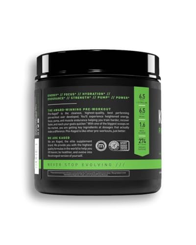 Kaged Original Pre-Workout Powder | Fruit Punch | Pre Formulated with Creatine, Beta Alanine, Pure Caffeine | 20 Servings