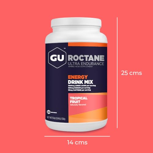 GU Energy Roctane Ultra Endurance Energy Drink Mix, 3.44-Pound Jar