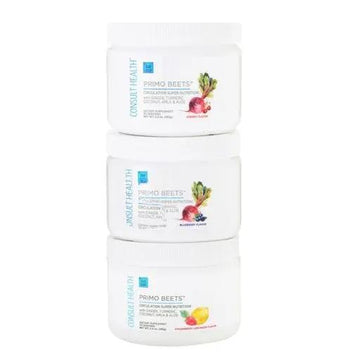 Consult Health Primo Beets Beet Root Powder Drink Mix with Nitrates - Supports Circulation