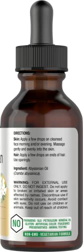 Abyssinian Oil 4 fl oz | Hair and Skin Oil | 2 Pack of 2oz | Paraben, SLS and Fragrance Free