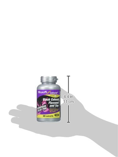 Mason Natural Menopause Trio: Black Cohosh, Flaxseed, & Soy MASON NATURAL