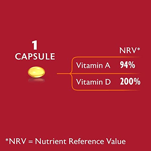Seven Seas Cod Liver Oil Tablets With Omega-3, Fish Oil, One A Day, 4 Months Supply