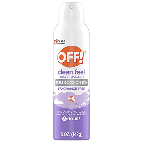 OFF! Clean Feel Insect Repellent Aerosol with 20% Picaridin, Bug Spray OFF!