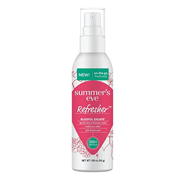Summer's Eve Refresher Mist, Feminine Spray Reduces Odor, Blissful Escape, Body Spray for Women