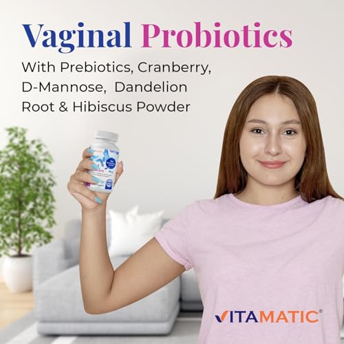 Vitamatic Vaginal Probiotics 20 Billions for Women pH Balance & Odor Control Vitamatic