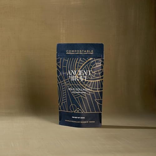 Ancient + Brave Wild Collagen 200g - Wild Caught Marine Collagen Powder - 100% Hydrolysed Collagen Peptides (Fish) Ancient + Brave
