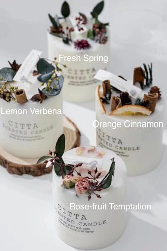 (Lemon Verbena) Luxury Scented Candles Soy Wax and Fragrance Oils Aromatherapy, Aroma Candles