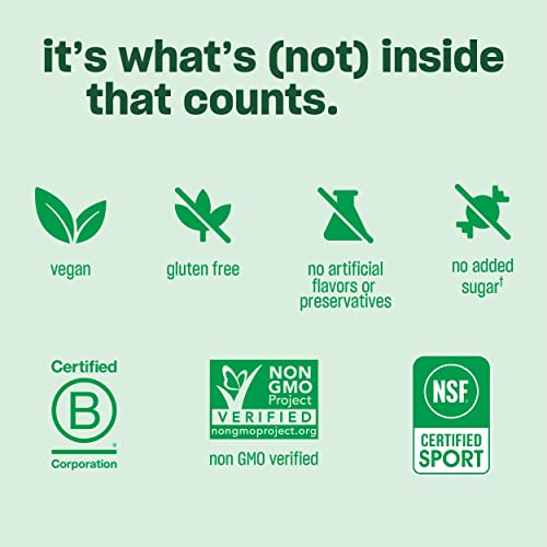 Vega Sport Premium Vegan Protein Powder, Chocolate - 30g Plant Based Protein, 5g BCAA Vega