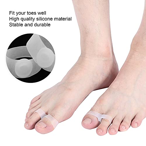 2Pcs Slimming Silicone Foot Massage Magnetic Toe Ring Magnetic Slimming Toe Rings