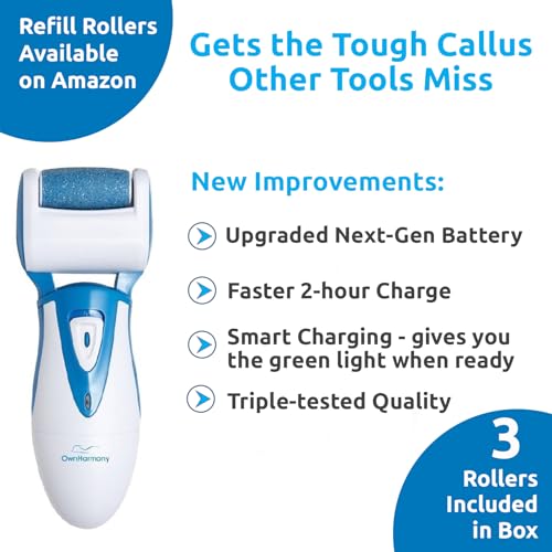 Electric Callus Remover: Own Harmony Professional Pedicure Tools Foot