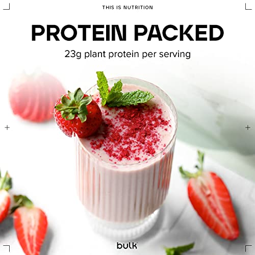 Bulk Gourmet Vegan Protein Powder, Strawberry, 700 g Bulk