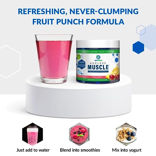 BioTrust Ageless Muscle Builder - Micronized Creatine Monohydrate Powder with HMB BioTrust