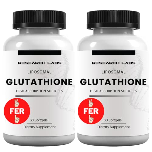 Research Labs Liposomal Glutathione Supplement w/Gluta-IV™, 100x Enhanced Absorption