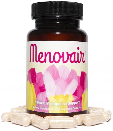 Menovair - Natural Menopause Support Supplement - Non-GMO, Vegan, Gluten-Free Menovair