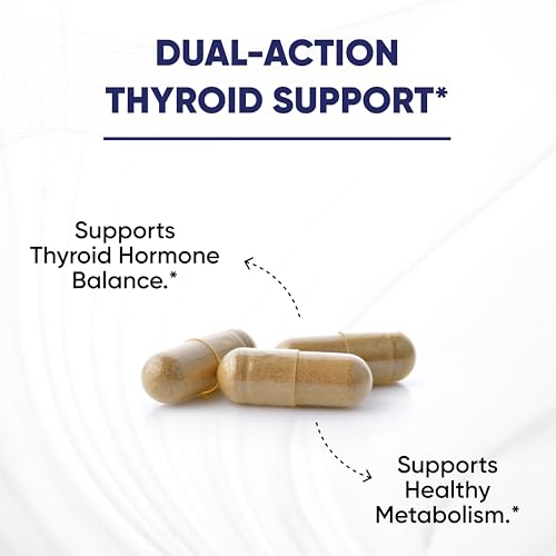 Sandhu's Thyroid Support Complex with Iodine Supplement|60 Capsules, 30 Days Supply Sandhu's