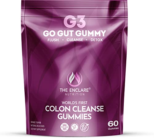 Colon Cleanse Gummies. Chewable, Gentle, Vegan Colon Detox Cleanser. Natural Laxative