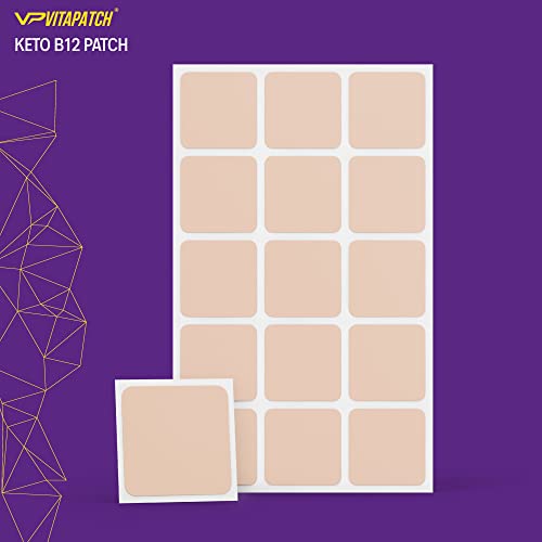 VitaPatch Keto Patch with B12 Methylcobalamin and Vitamin Guarana B12 Patch for Energy