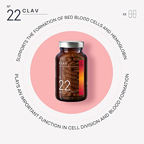 CLAV® Natural Hormone Balance for Women - PMS Relief with Siberian Rhubarb, Wild Yam & Vitex Berry CLAV
