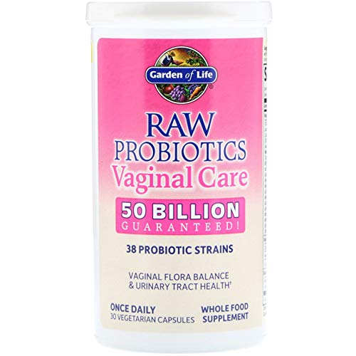 Raw Probiotics Vaginal Care, 30 Vegetarian Capsules - Garden of Life, promote yeast balance Garden of Life