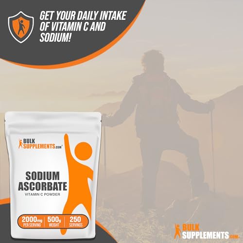BulkSupplements.com Sodium Ascorbate Powder - Antioxidant Powder - Sodium Ascorbate Bulksupplements
