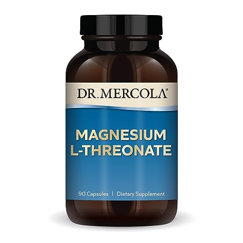 Dr. Mercola Magnesium L-Threonate, 30 Servings (90 Capsules), Dietary Supplement