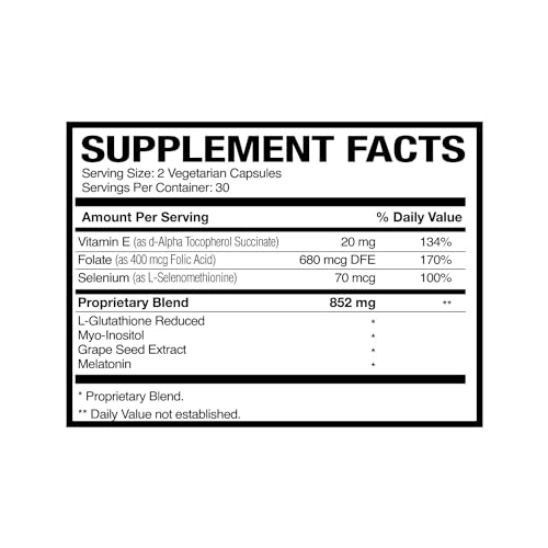 OvaPeak (60 Vegeterian Capsules) | Prenatal and Pre-Conception Vitamin to Support Women TRIOMEDICA