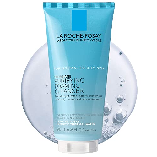 La Roche-Posay Toleriane Purifying Foaming Facial Cleanser, Face Wash