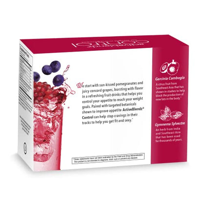 Javita ActiveBlendz Control Fruit Powder Drink Instant Beverage Made w/Pomegranate