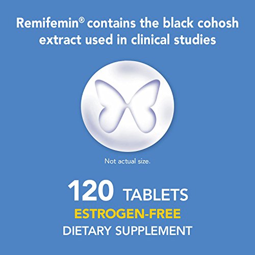 Enzymatic Therapy Remifemin Estrogen-Free Menopause Relief, 120 Tablets Nature's Way