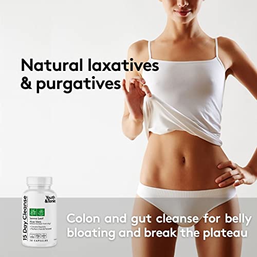 Youth & Tonic Colon Cleanser & Detox for Loss of Waste, Breaking The Plate