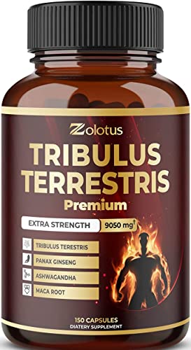 Tribulus Terrestris Supplement for Men & Women, 9050mg Per Capsule, 5-Month Supply