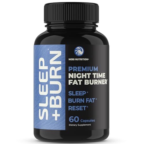 Night Time Fat Burner to Shred Fat While You Sleep | Hunger Suppressant, Carb Blocker Nobi Nutrition
