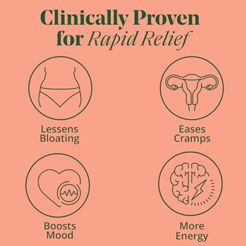 PMS & Period Relief - Menstrual Cramp Relief: No More Period Cramps, Mood Swings, or Bloating Semaine