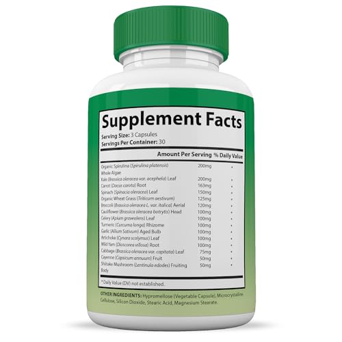 (4 Pack) Vital Fruits and Veggies Supplement Whole Food Red & Green Superfoods